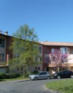 Père venu décorer la Maison de Retraite de la Cépière à Toulouse