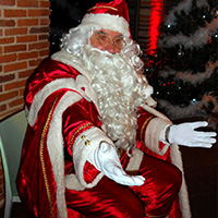 Père noel à Bienvenue à bord