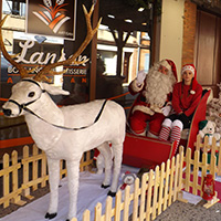 Père noel à la boulangerie Lanson