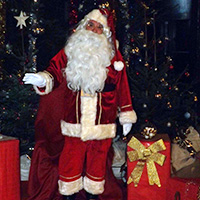 Père noel à la boulangerie Reynaud