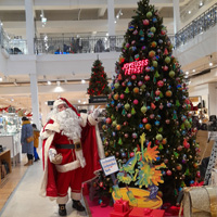 Père noel aux Galeries Lafayette de Montauban