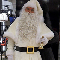 Père noel aux Galeries Lafayette de Toulouse