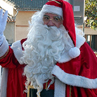 Père noel avec l'agence Quai des étoiles