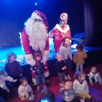 Père noel dans le quartier Soupetard