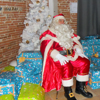 Père noel au Mas des Canelles